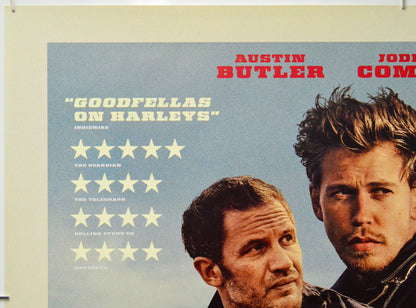 The Bikeriders (Top Left) Cinema Quad Movie Poster 