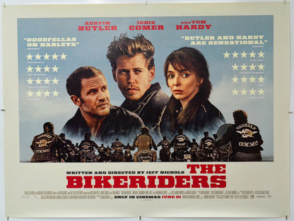 The Bikeriders - Original Quad Poster - Film Poster - Movie Poster