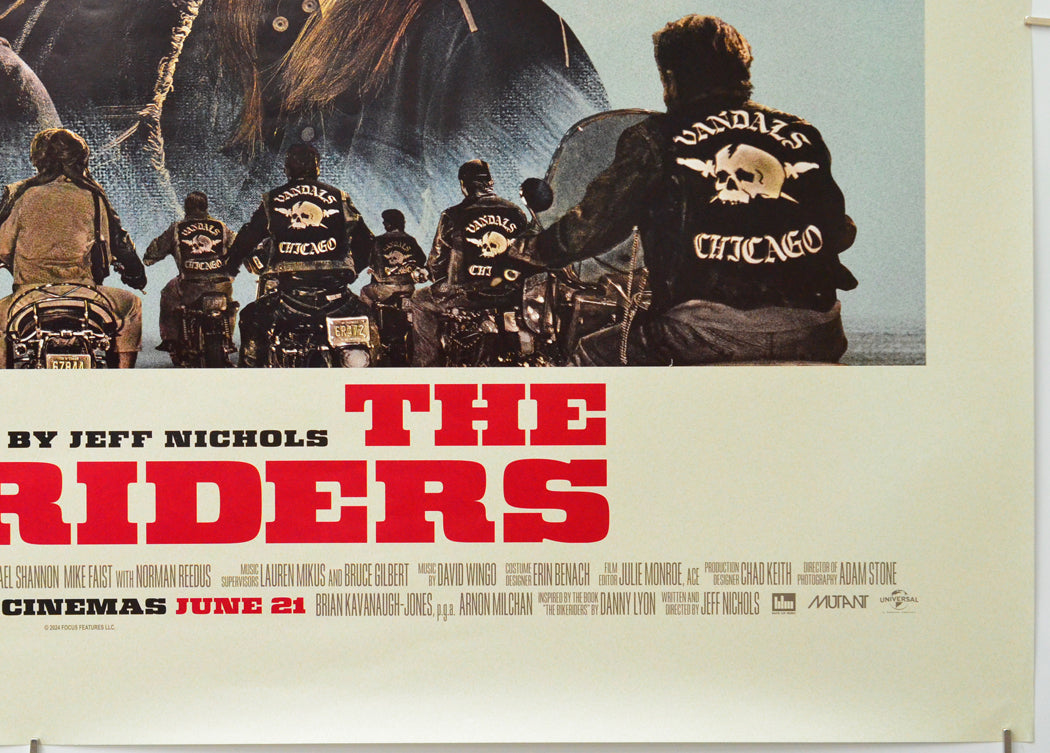 The Bikeriders (Bottom Right) Cinema Quad Movie Poster 