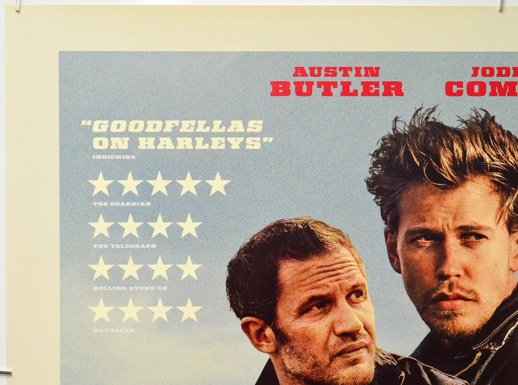 The Bikeriders (Top Left) Cinema Quad Movie Poster 