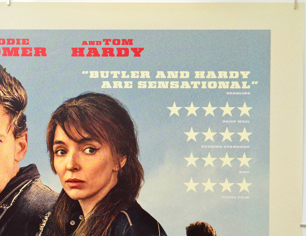 The Bikeriders (Top Right) Cinema Quad Movie Poster 