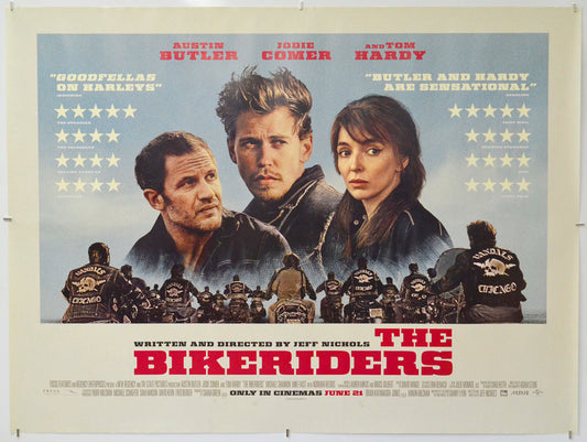 The Bikeriders - Original Quad Poster - Film Poster - Movie Poster