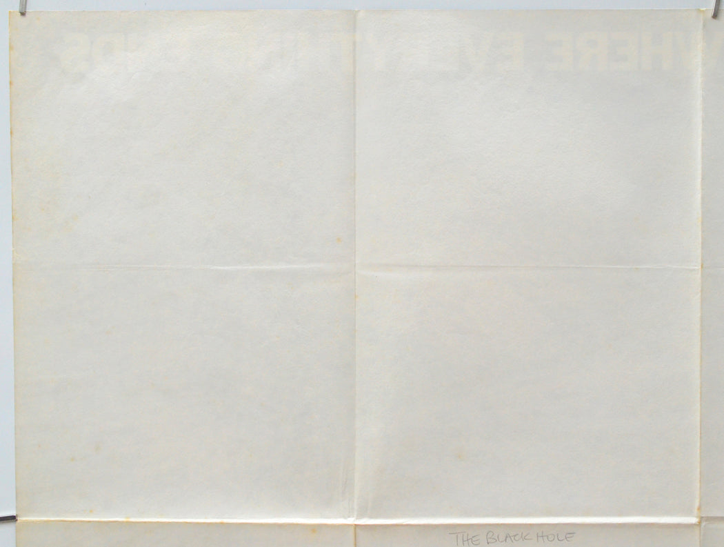 The Black Hole (Back Top Left) Cinema Quad Movie Poster 