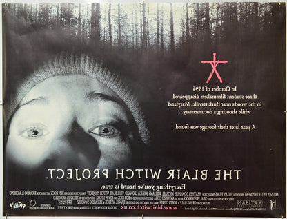 The Blair Witch Project (Back) Cinema Quad Movie Poster 