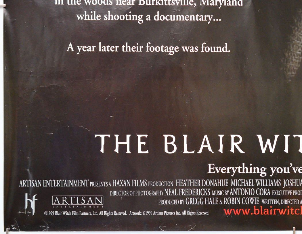 The Blair Witch Project (Bottom Left) Cinema Quad Movie Poster 