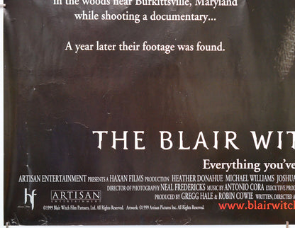 The Blair Witch Project (Bottom Left) Cinema Quad Movie Poster 