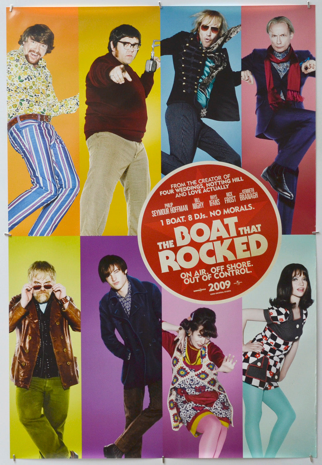 The Boat That Rocked - Original One Sheet Poster - Film Poster - Movie Poster 