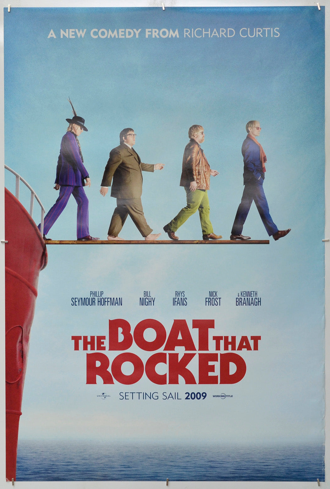 The Boat That Rocked - Original One Sheet Poster - Film Poster - Movie Poster 