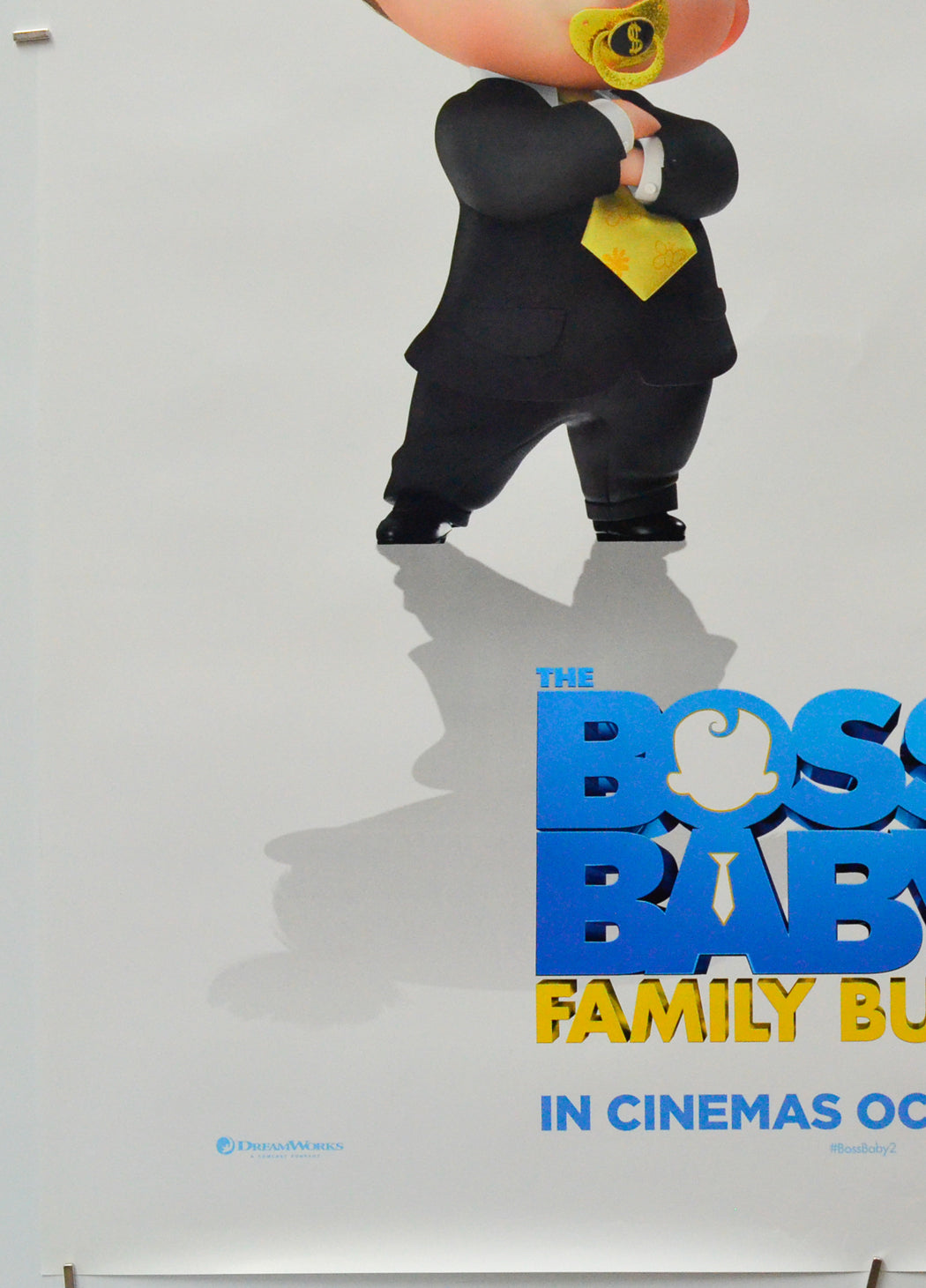 The Boss Baby 2: Family Business (Bottom Left) Cinema One Sheet Movie Poster 
