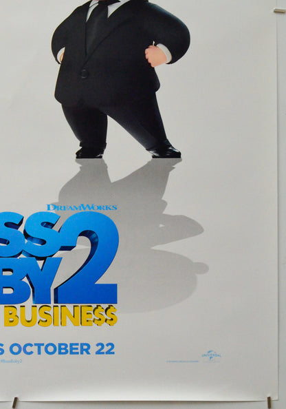 The Boss Baby 2: Family Business (Bottom Right) Cinema One Sheet Movie Poster 