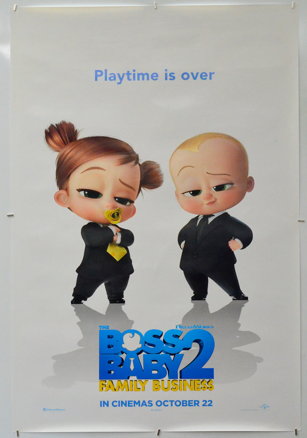 The Boss Baby 2: Family Business - Original One Sheet Poster - Film Poster - Movie Poster 