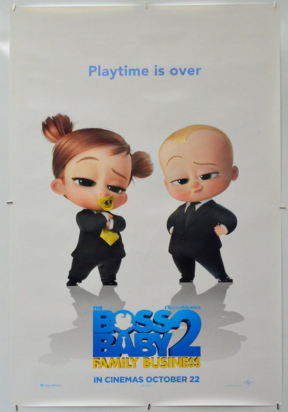 The Boss Baby 2: Family Business - Original One Sheet Poster - Film Poster - Movie Poster 