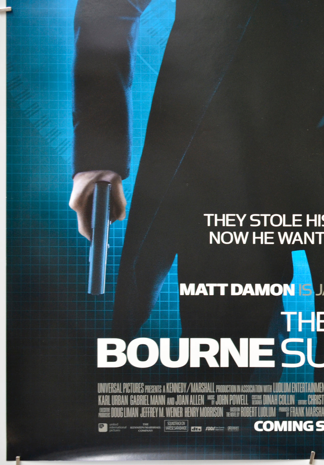 The Bourne Supremacy (Bottom Left) Cinema One Sheet Movie Poster 