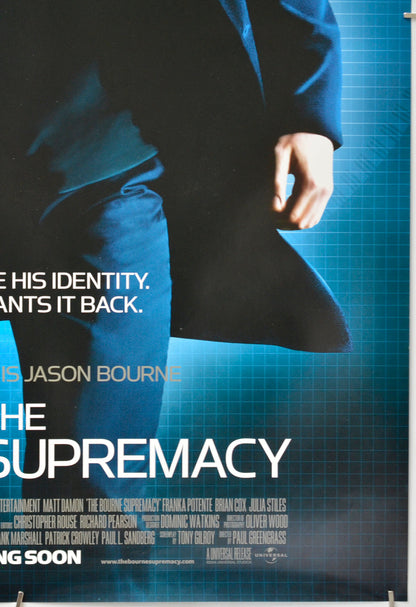 The Bourne Supremacy (Bottom Right) Cinema One Sheet Movie Poster 