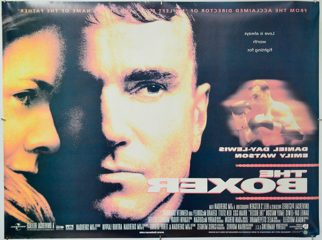 The Boxer (Back) Cinema Quad Movie Poster 