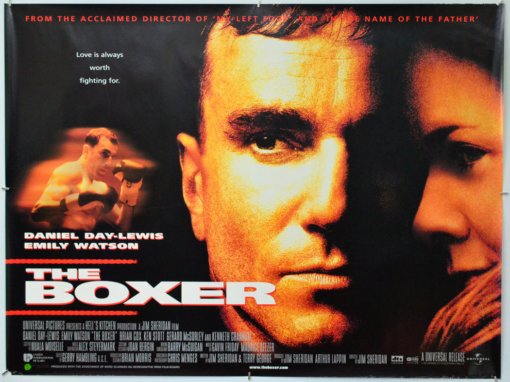 The Boxer - Original Quad Poster - Film Poster - Movie Poster