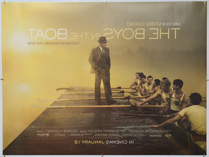 The Boys In The Boat (Back) Cinema Quad Movie Poster 