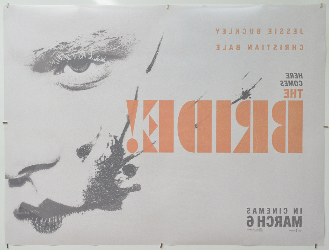 The Bride! (Back) Cinema Quad Movie Poster 