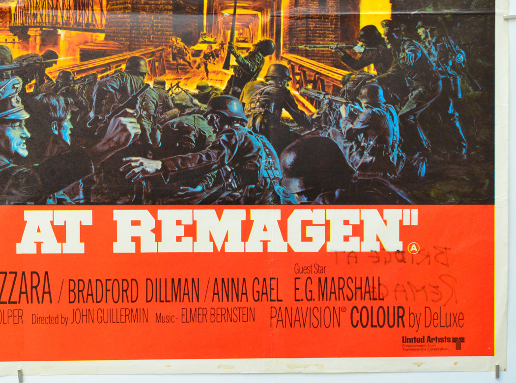 The Bridge At Remagen (Bottom Right) Cinema Quad Movie Poster 