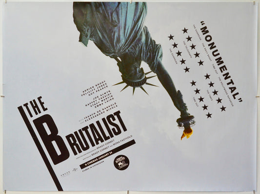 The Brutalist - Original Quad Poster - Film Poster - Movie Poster