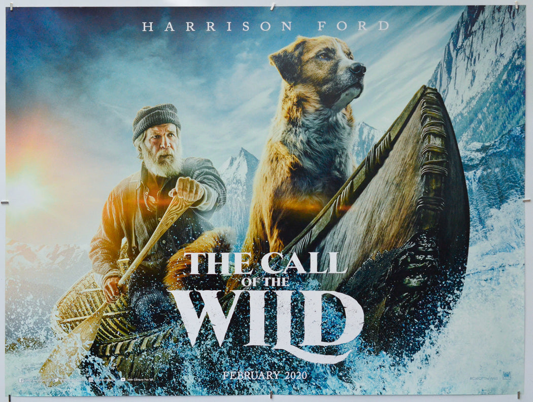 The Call Of The Wild - Original Quad Poster - Film Poster - Movie Poster