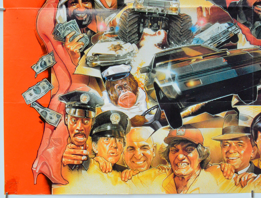 The Cannonball Run II (Bottom Left) Cinema Quad Movie Poster 