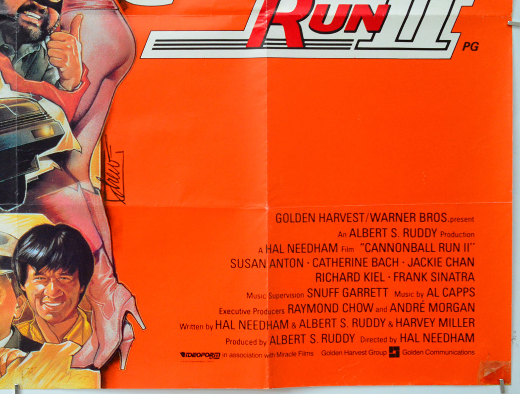 The Cannonball Run II (Bottom Right) Cinema Quad Movie Poster 