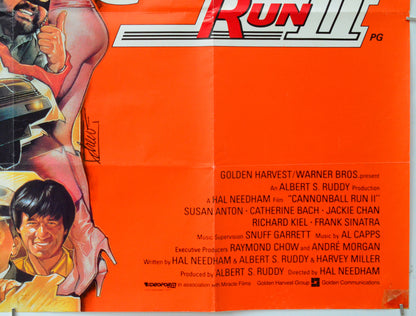 The Cannonball Run II (Bottom Right) Cinema Quad Movie Poster 