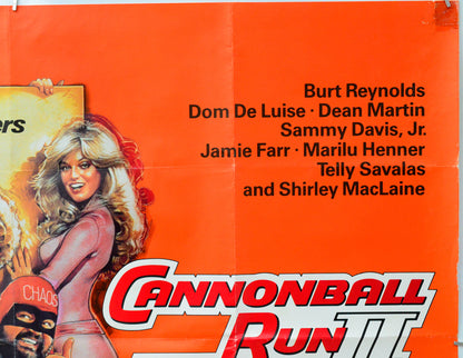 The Cannonball Run II (Top Right) Cinema Quad Movie Poster 
