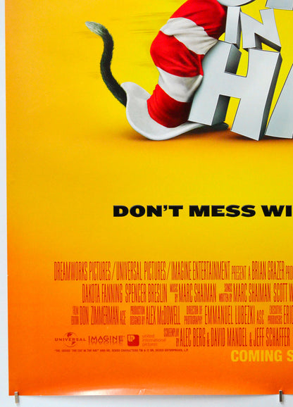 The Cat In The Hat (Bottom Left) Cinema One Sheet Movie Poster 