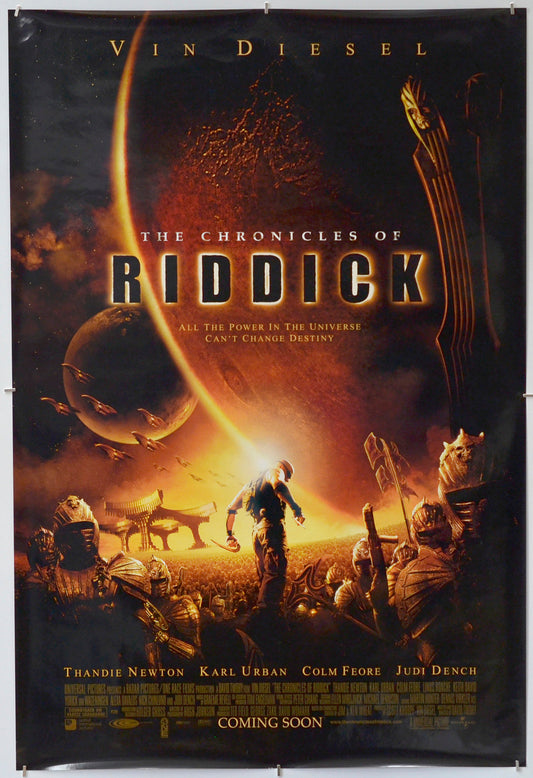 The Chronicles Of Riddick - Original One Sheet Poster - Film Poster - Movie Poster 