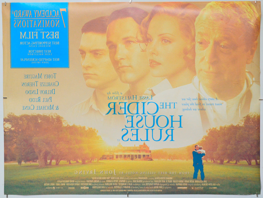 The Cider House Rules (Back) Cinema Quad Movie Poster 