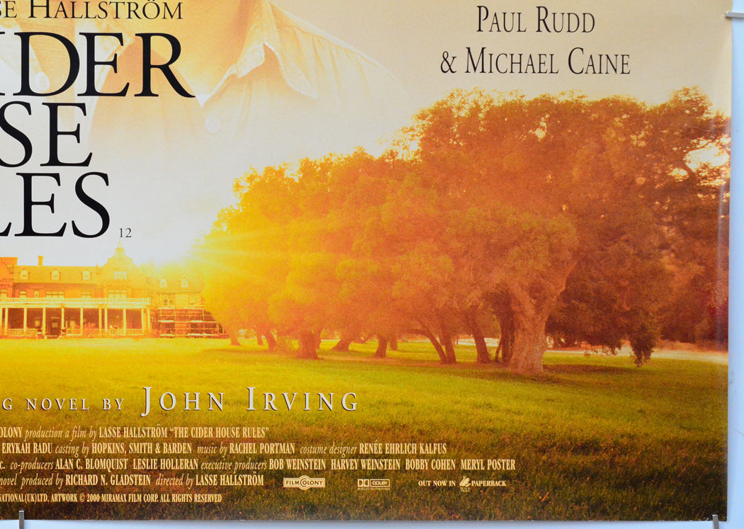 The Cider House Rules (Bottom Right) Cinema Quad Movie Poster 
