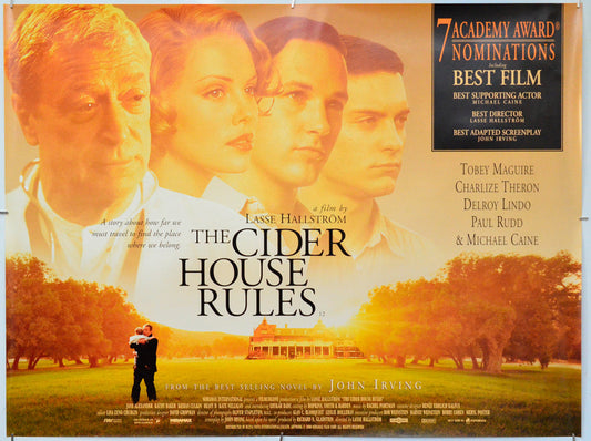The Cider House Rules - Original Quad Poster - Film Poster - Movie Poster