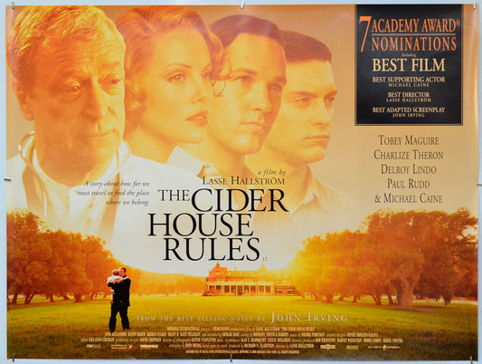The Cider House Rules - Original Quad Poster - Film Poster - Movie Poster