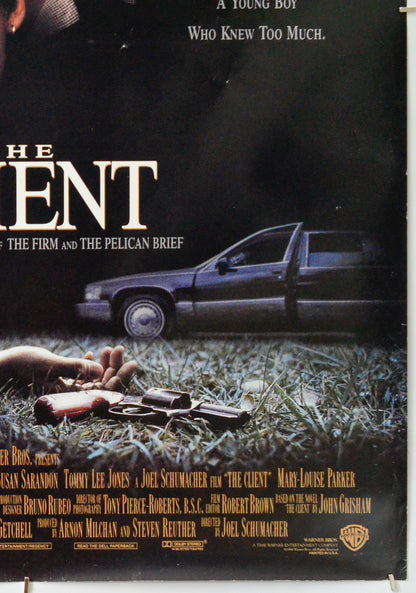 The Client (Bottom Right) Cinema One Sheet Movie Poster 