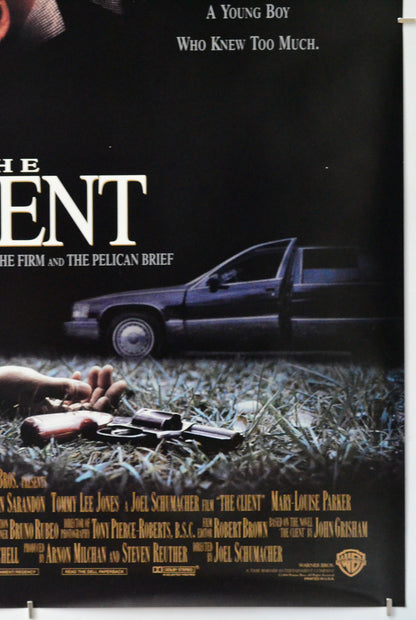 The Client (Bottom Right) Cinema One Sheet Movie Poster 