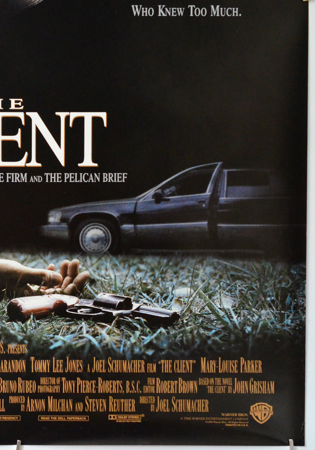 The Client (Bottom Right) Cinema One Sheet Movie Poster 