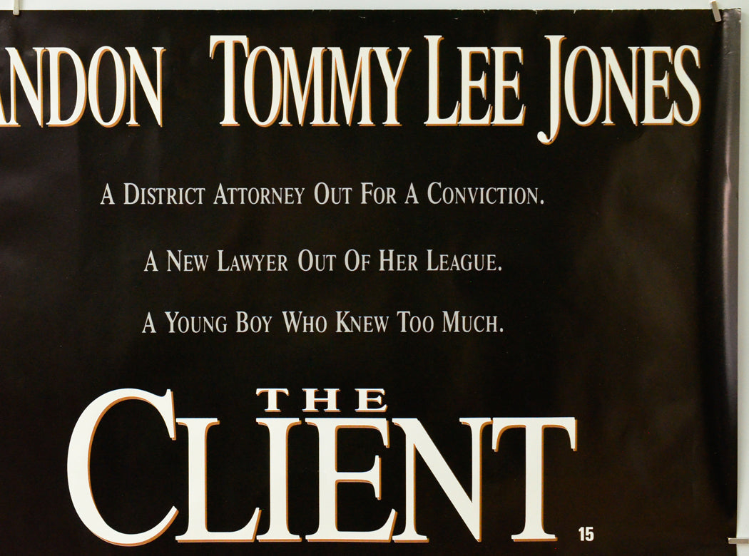 The Client (Top Right) Cinema Quad Movie Poster 
