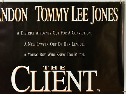 The Client (Top Right) Cinema Quad Movie Poster 