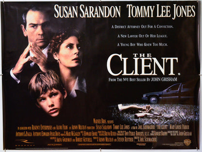 The Client - Original Quad Poster - Film Poster - Movie Poster