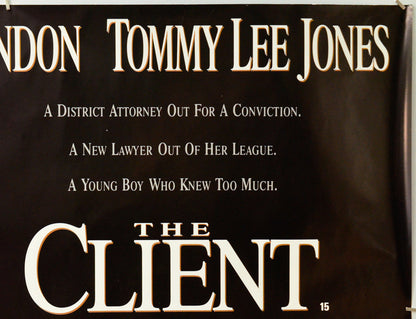 The Client (Top Right) Cinema Quad Movie Poster 