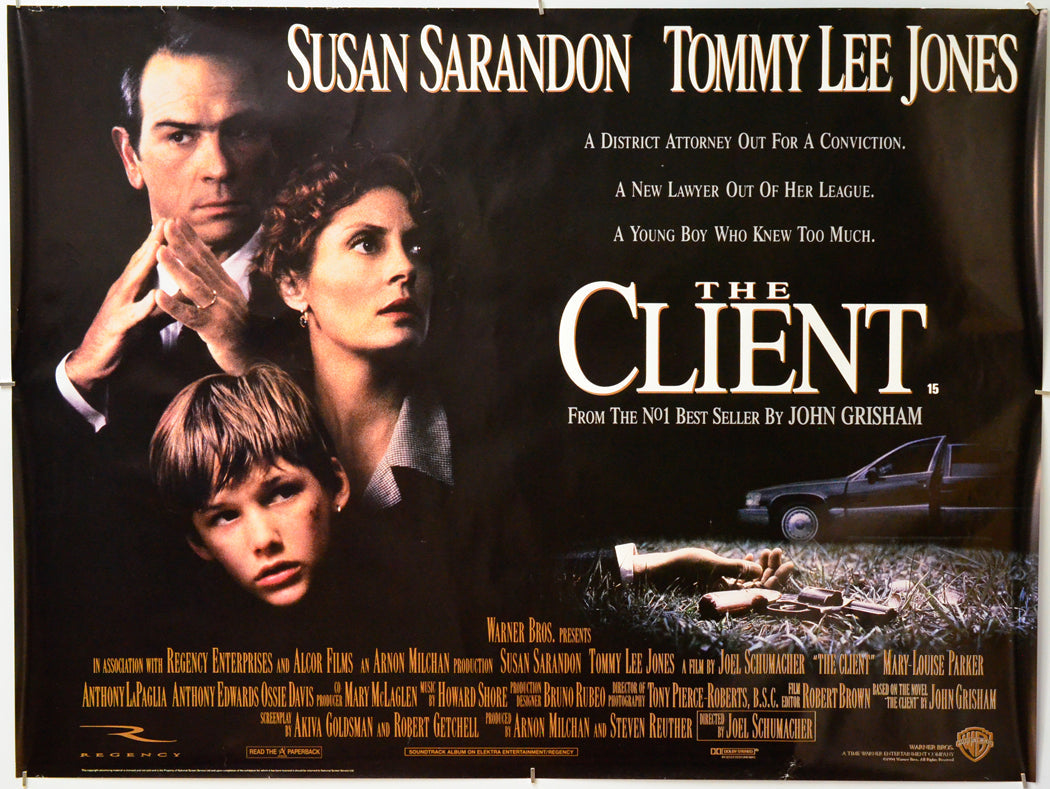 The Client - Original Quad Poster - Film Poster - Movie Poster
