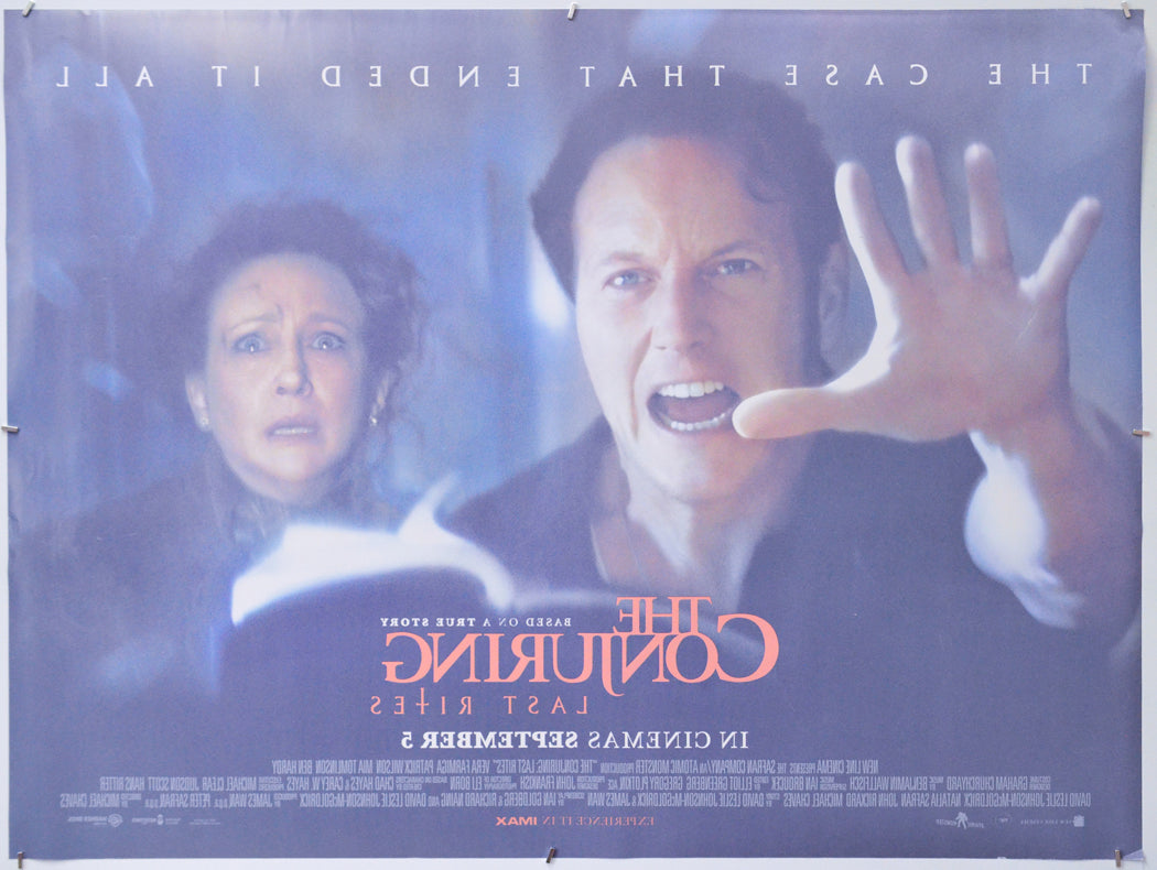 The Conjuring: Last Rites (Back) Cinema Quad Movie Poster 