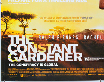 The Constant Gardener (Bottom Left) Cinema Quad Movie Poster 