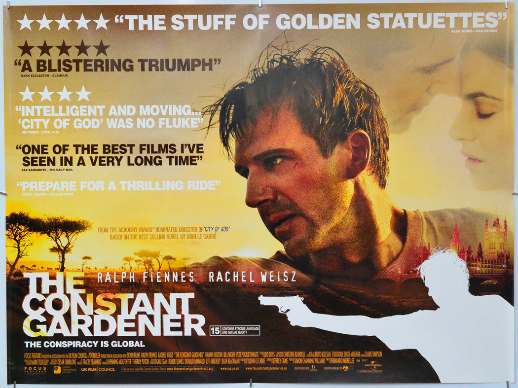 The Constant Gardener - Original Quad Poster - Film Poster - Movie Poster