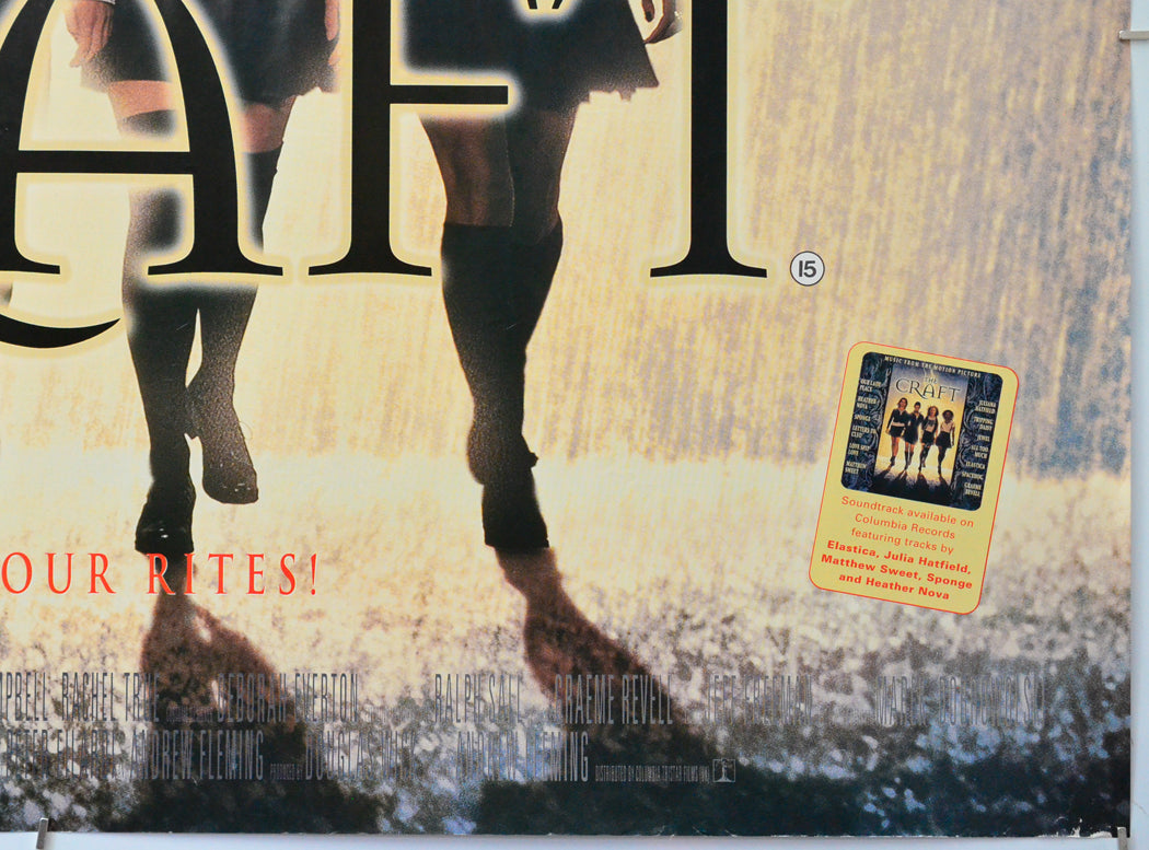 The Craft (Bottom Right) Cinema Quad Movie Poster 