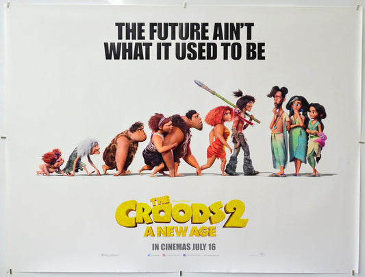 The Croods 2: A New Age - Original Quad Poster - Film Poster - Movie Poster