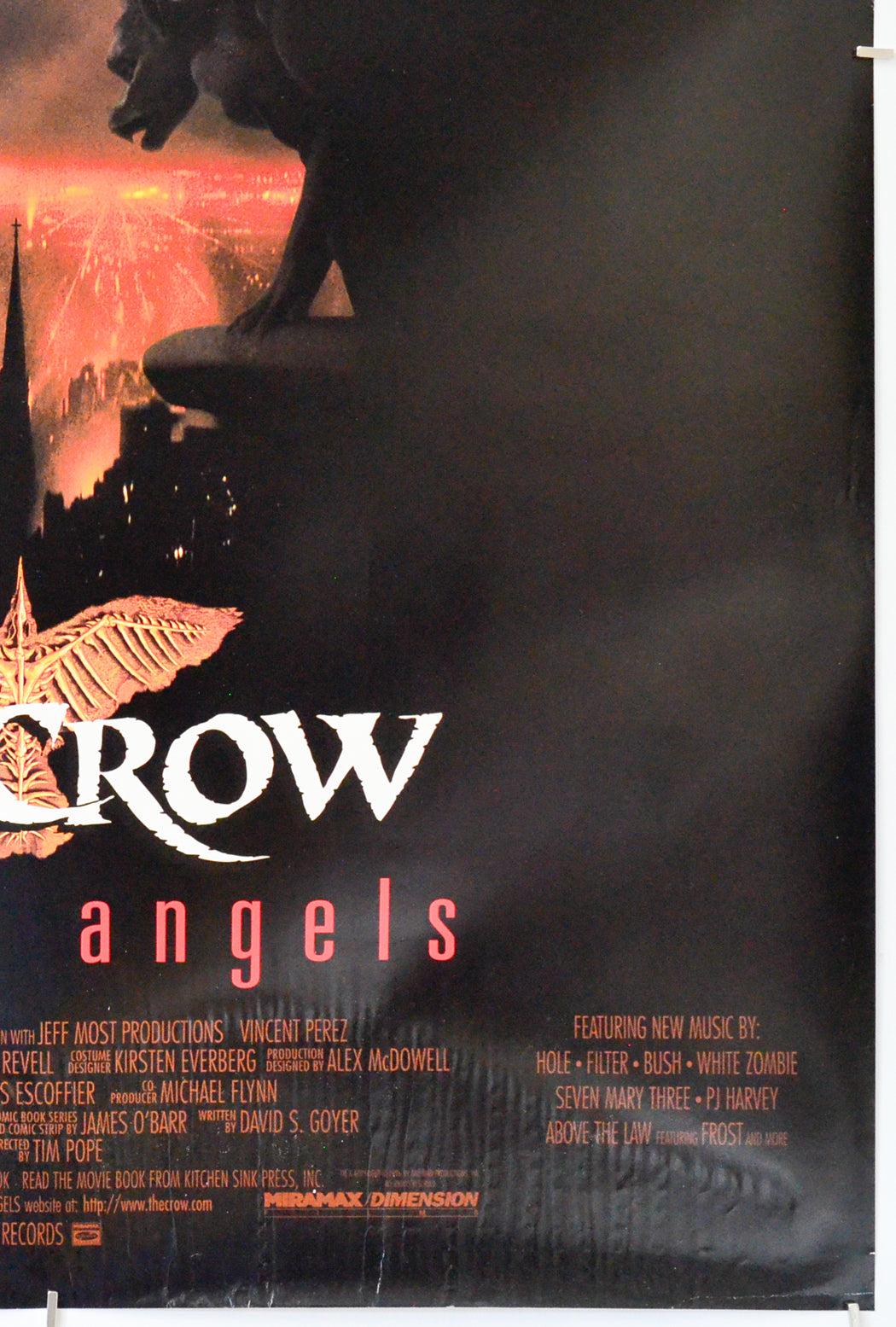 The Crow II : City Of Angels (Bottom Right) Cinema One Sheet Movie Poster 
