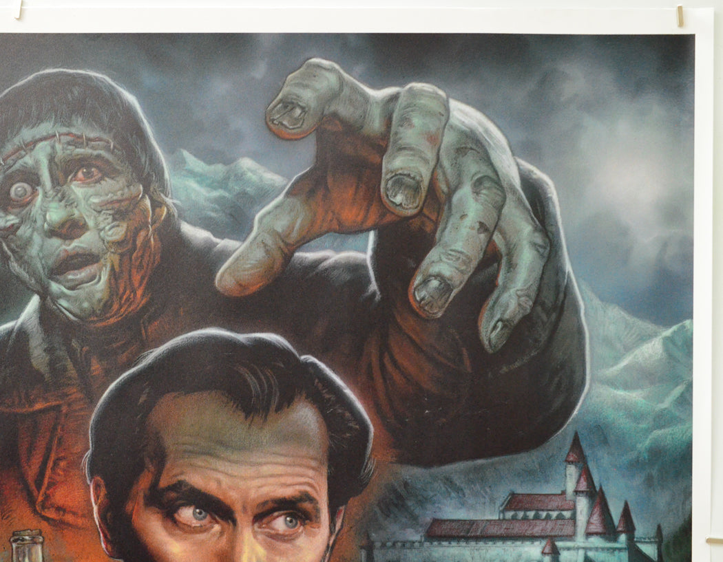 The Curse Of Frankenstein (Top Right) Cinema Quad Movie Poster 
